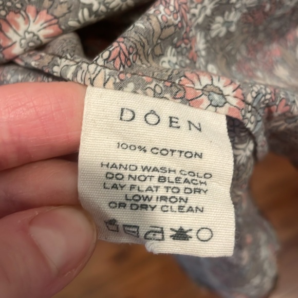 Doen Floral Mini Dress - Brown and Green - Picture 6 of 8